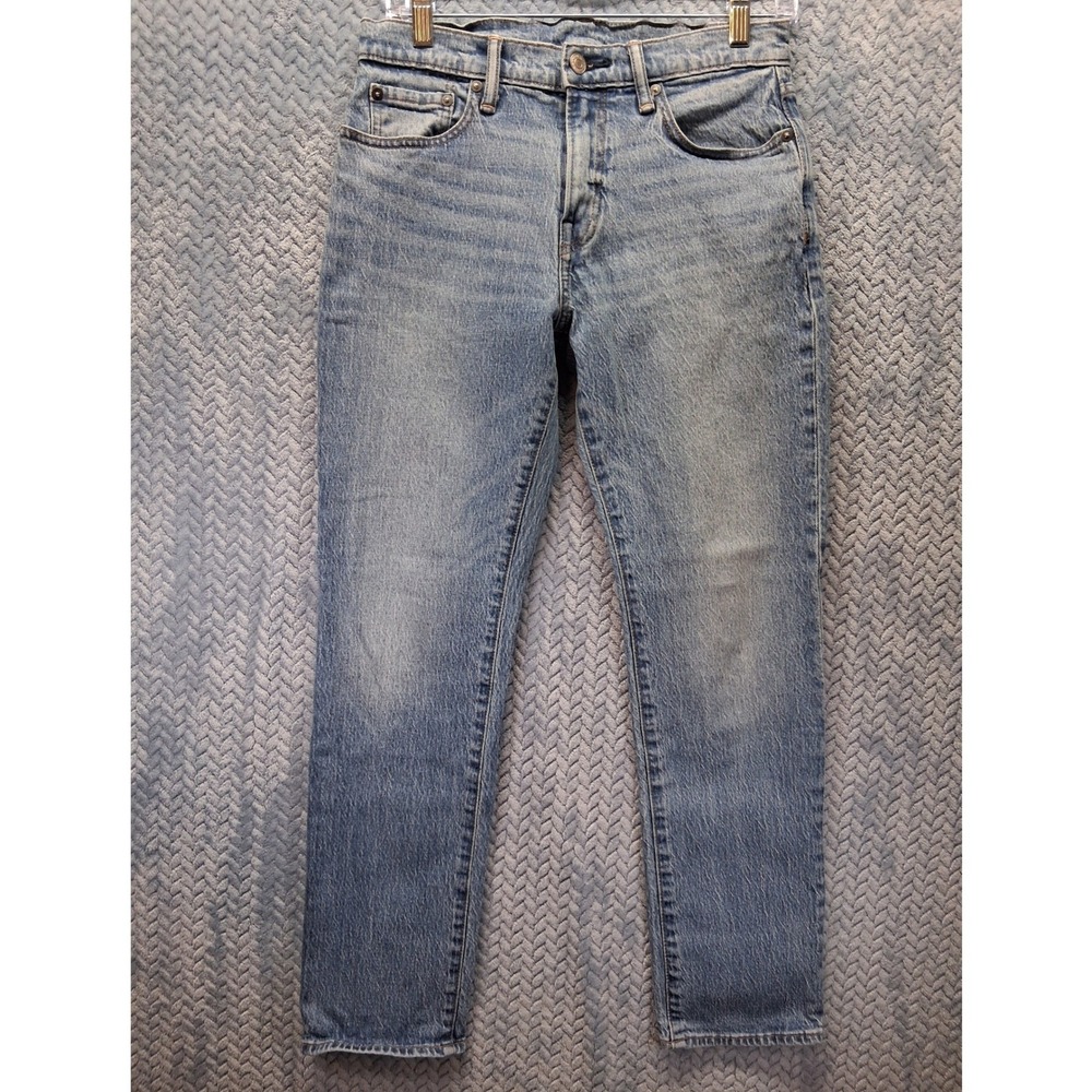Gap Straight GapFlex Jeans Mens 29x30 Light Wash Blue Denim Pants